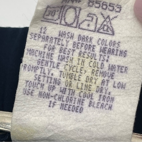 Koret Vintage Midi Skirt Womens Size 14 Blue Floral Pockets Boho Hippie - Picture 9 of 14